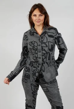 Rundholz Black Label Jackets^Fitted Jacket in Rock Big Print