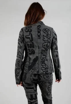 Rundholz Black Label Jackets^Fitted Jacket in Rock Big Print