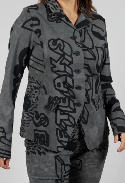 Rundholz Black Label Jackets^Fitted Jacket in Rock Big Print