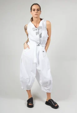 Xenia Design Jumpsuits^Five Overalls in White Black
