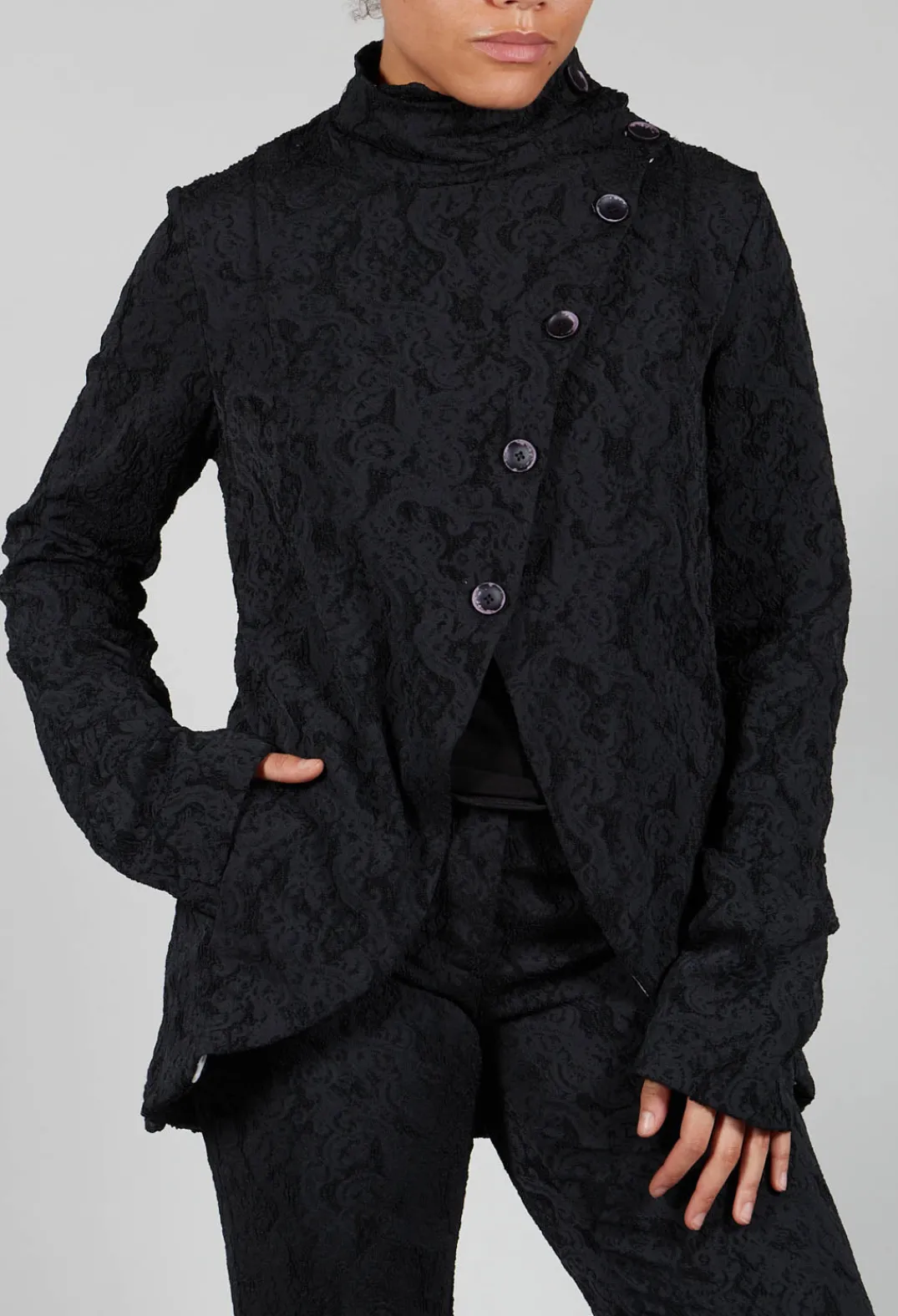 a_me Coats^Fla Coat in Black