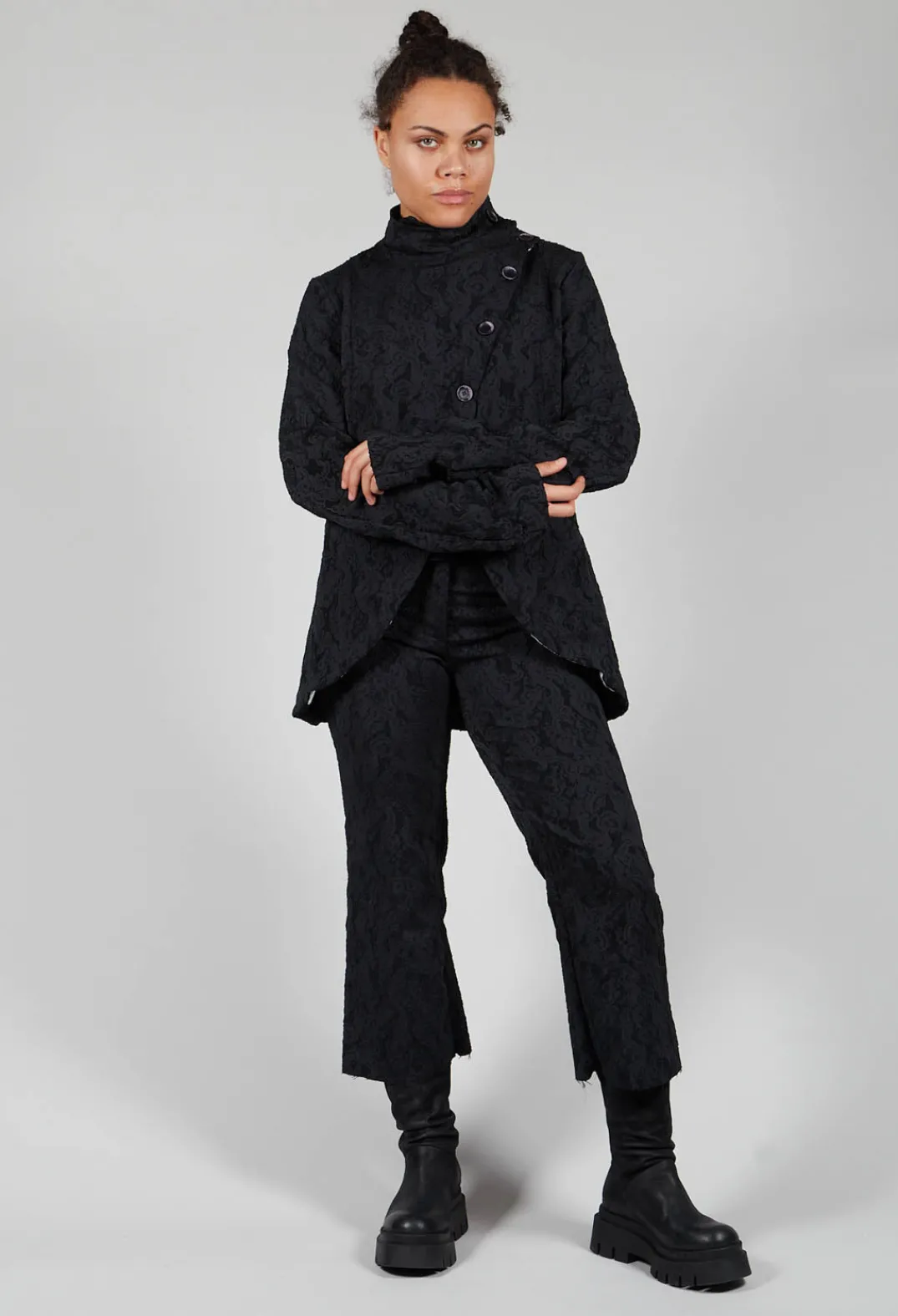 a_me Coats^Fla Coat in Black