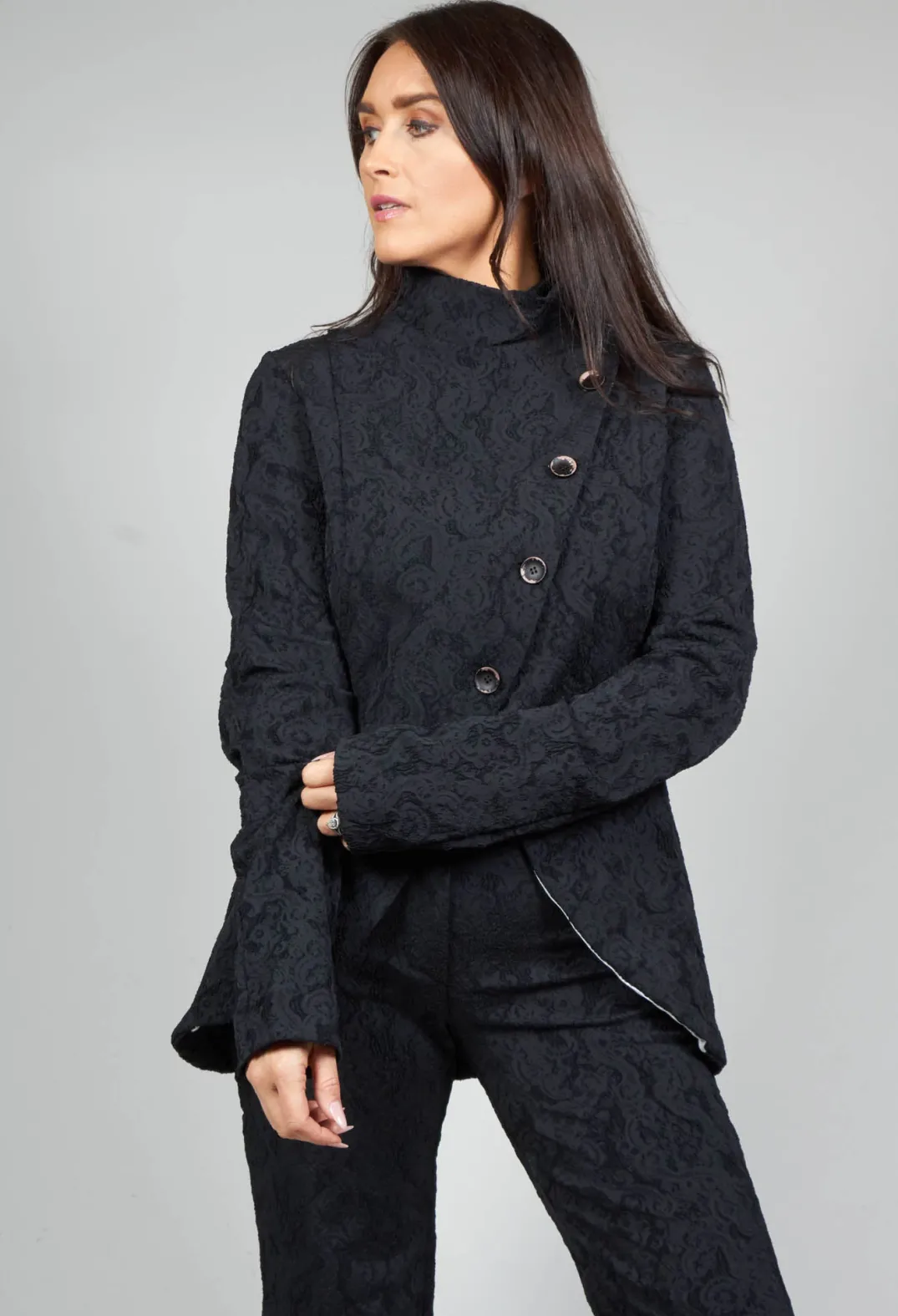 a_me Coats^Fla Coat in Black
