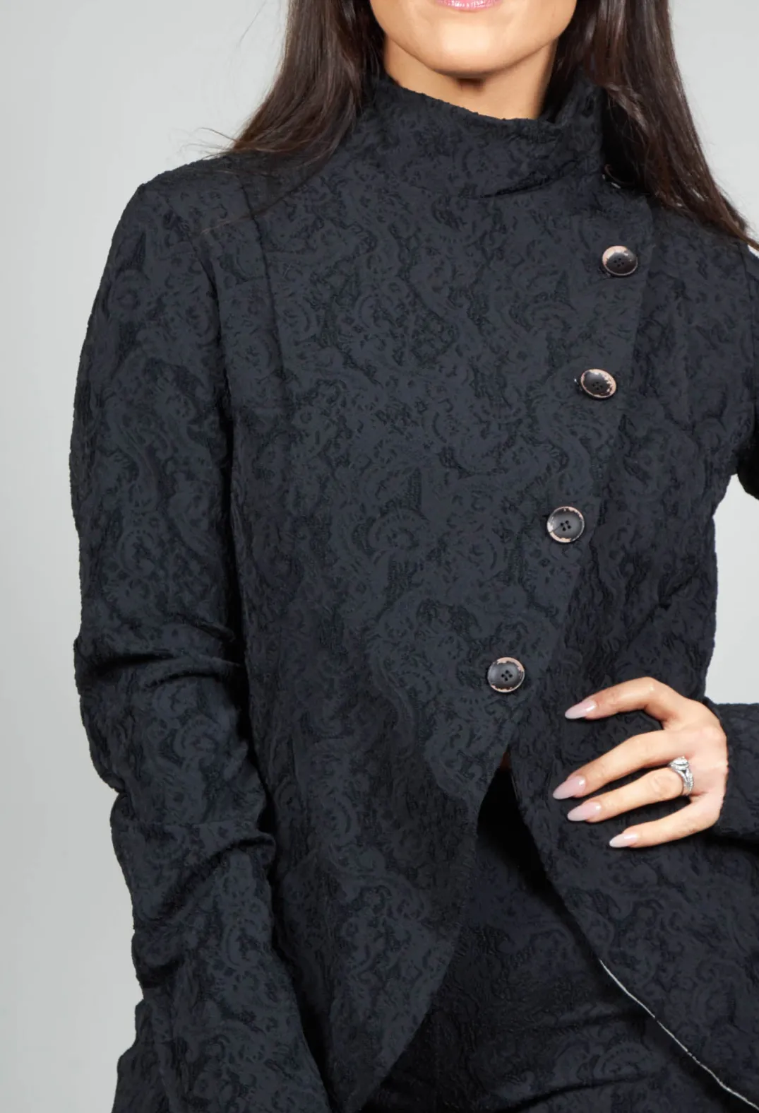 a_me Coats^Fla Coat in Black