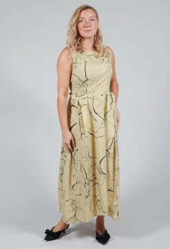 Beatrice B Dresses^Flared Cotton Dress in Rabbit Print