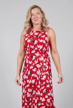 Beatrice B Dresses^Flared Cotton Dress in Squirrel Print