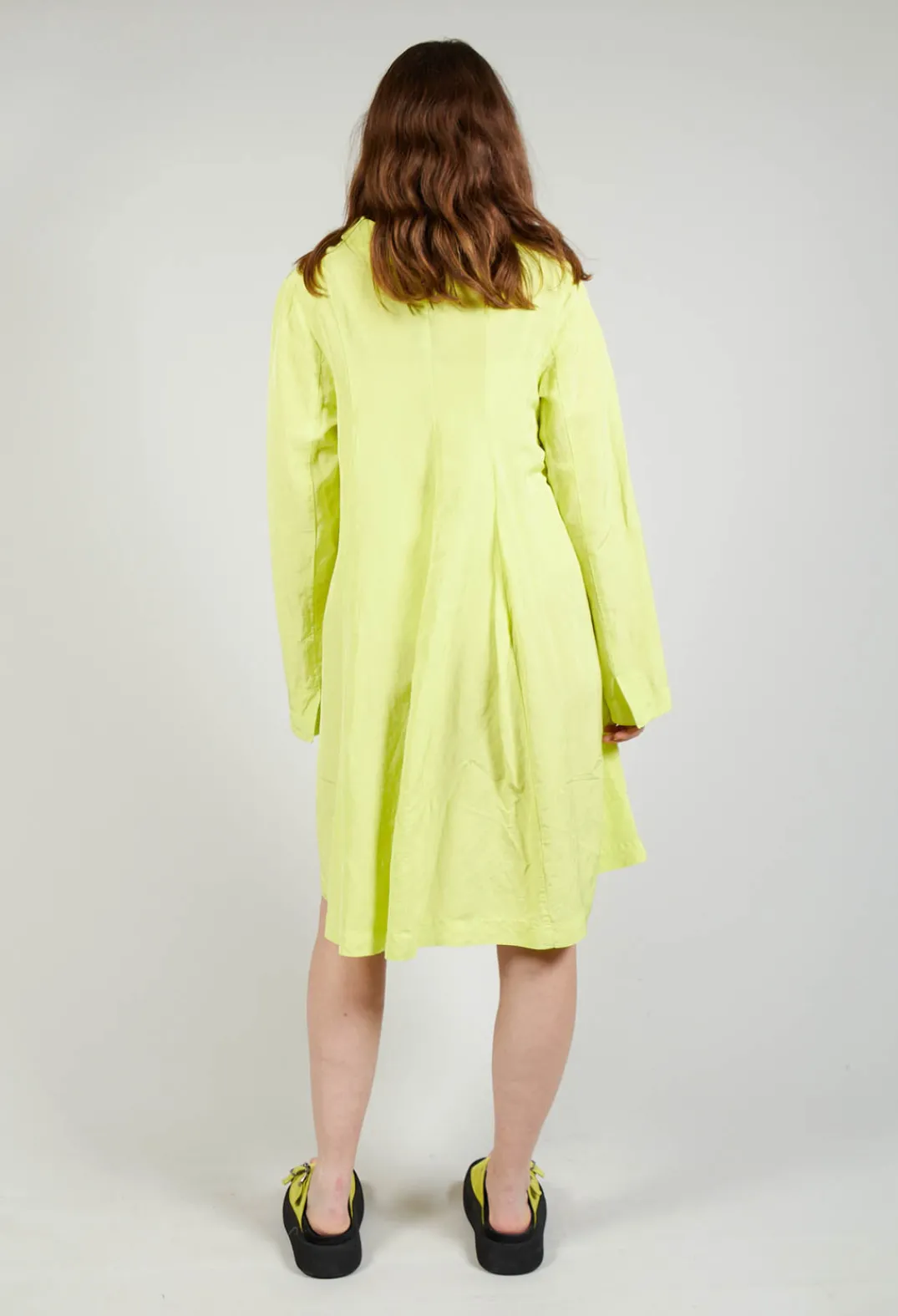 Rundholz Black Label Coats^Flared Hem Tailored Coat in Sun