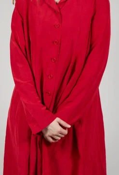 Rundholz Black Label Coats^Flared Hem Tailored Coat in Chili