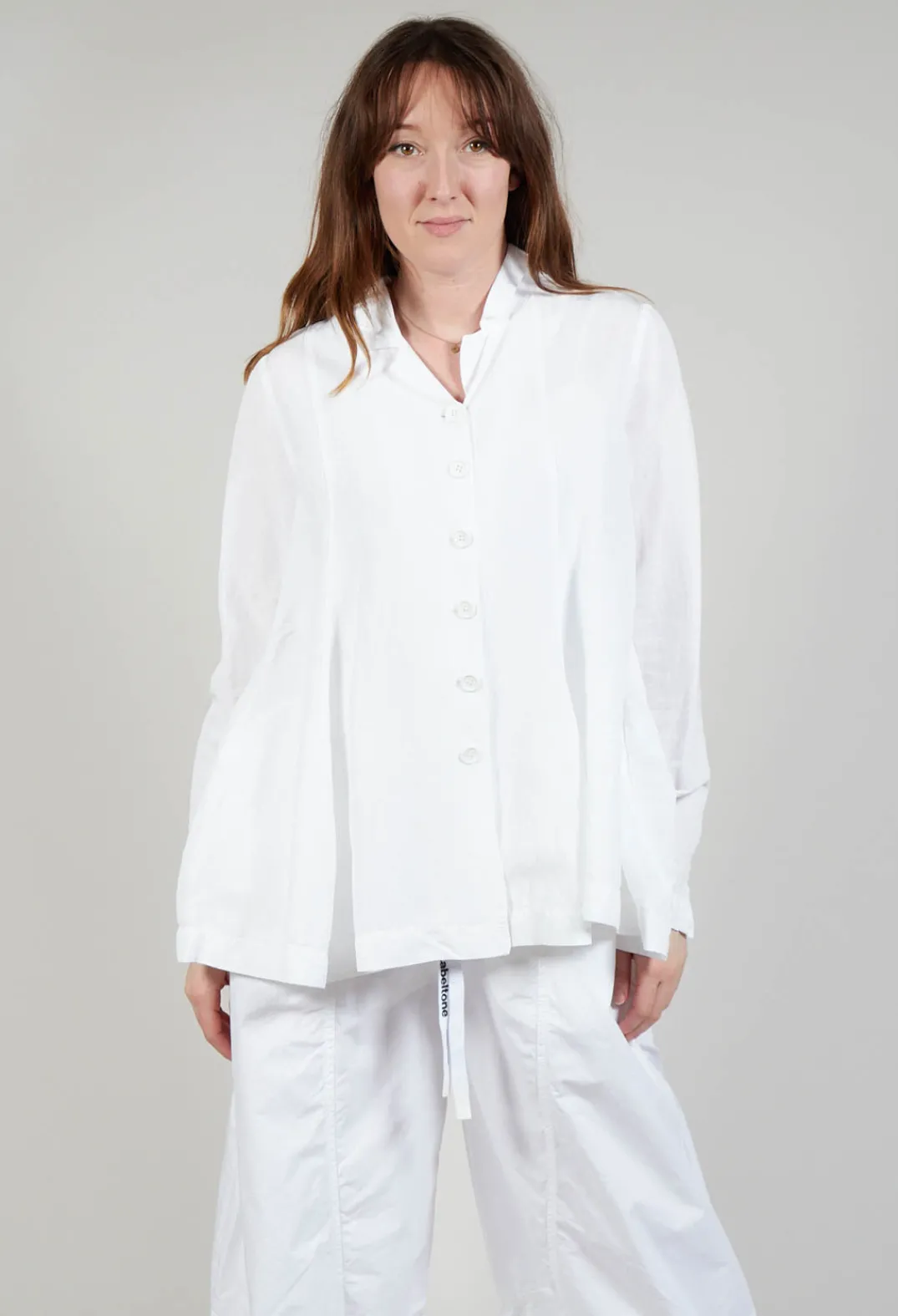 Rundholz Black Label Jackets^Flared Hem Tailored Jacket in White