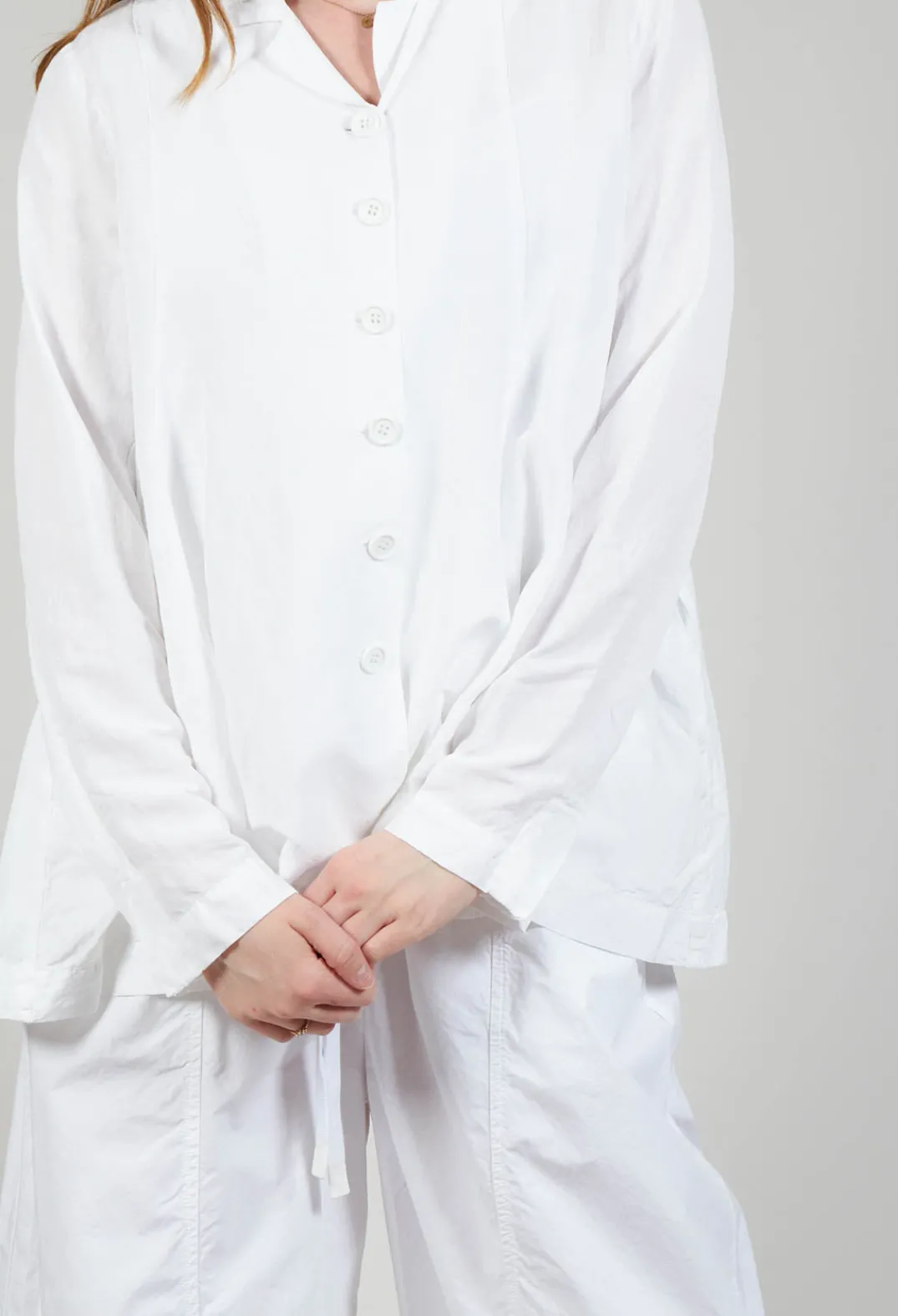 Rundholz Black Label Jackets^Flared Hem Tailored Jacket in White