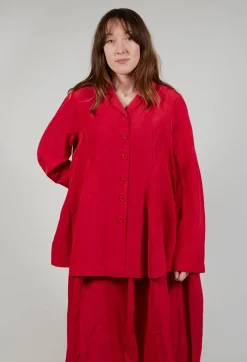 Rundholz Black Label Jackets^Flared Hem Tailored Jacket in Chili