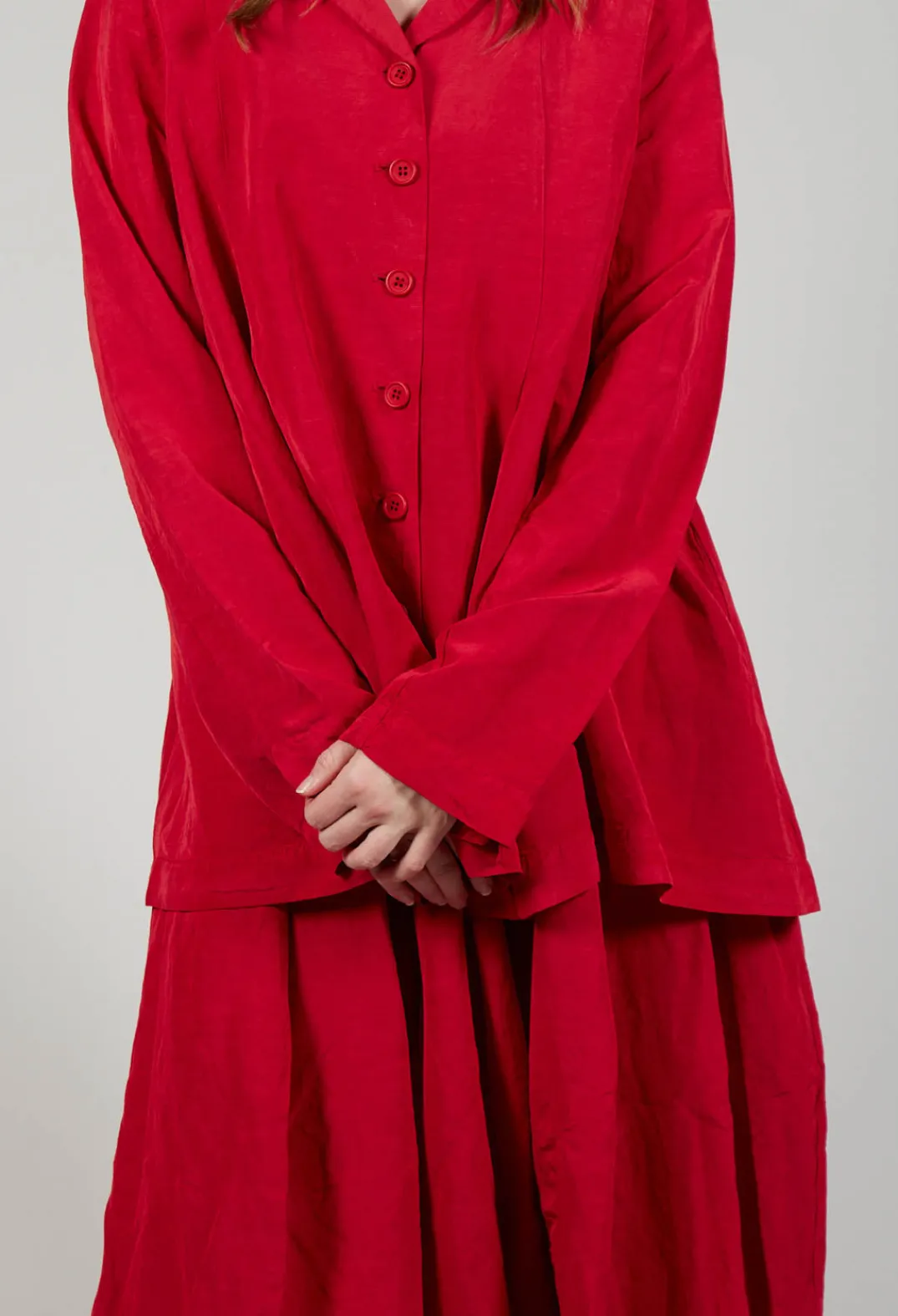 Rundholz Black Label Jackets^Flared Hem Tailored Jacket in Chili