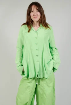 Rundholz Black Label Jackets^Flared Hem Tailored Jacket in Lime