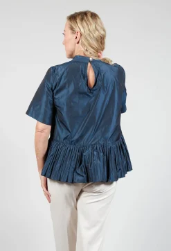 Beatrice B Shirts & Blouses^Flared Shape Shirt in Navy