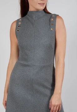 Beatrice B Dresses^Fleece Midaxi Dress in Grey