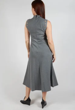 Beatrice B Dresses^Fleece Midaxi Dress in Grey