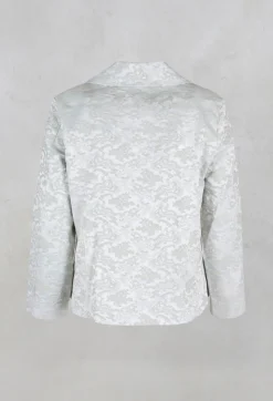 Out of Xile Jackets^Floral Jacquard Jacket in Mint