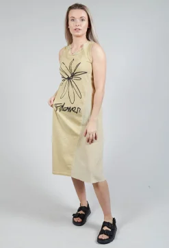 Rundholz Dip Dresses^Flower Print Graphic Dress in Wax Flock Cloud