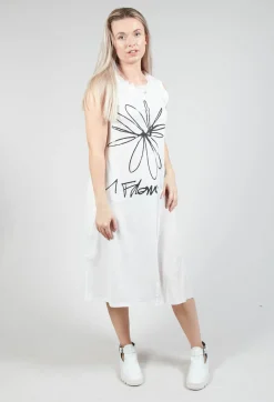 Rundholz Dip Dresses^Flower Print Graphic Dress in White Print