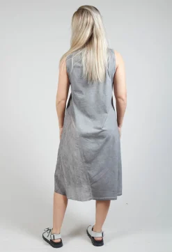 Rundholz Dip Dresses^Flower Print Graphic Dress in C.coal 70% Flock Cloud