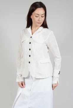 Rundholz Dip Jackets^Flower Print Jacket in Starwhite