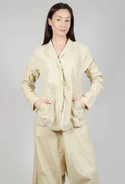Rundholz Dip Jackets^Flower Print Open Jacket in Wax Flock Cloud