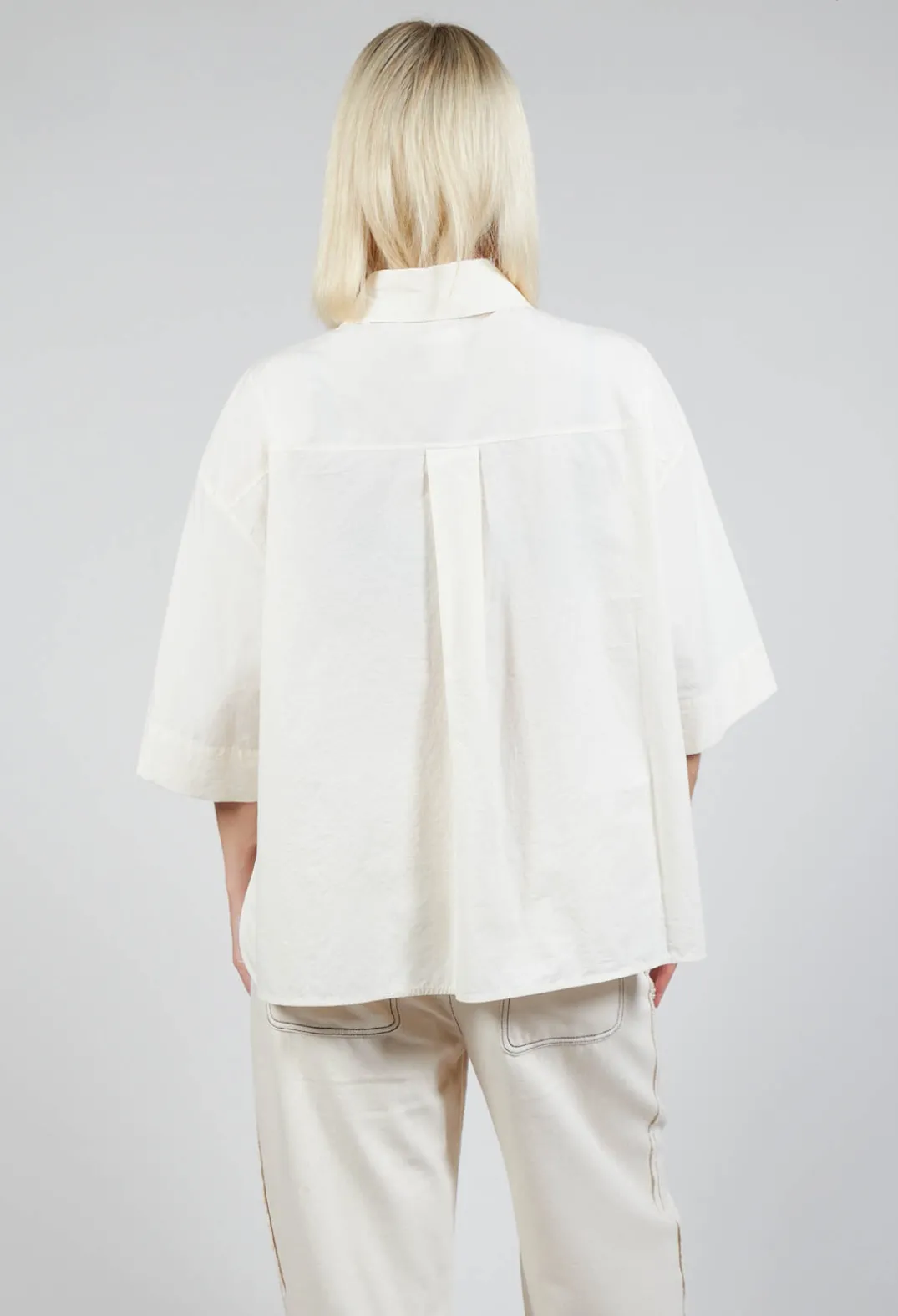 SOH Shirts & Blouses^Folded Pocket Shirt in Off White