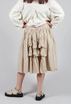 Les Ours Skirts^Framboise Skirt in Striped Linen