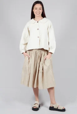 Les Ours Skirts^Framboise Skirt in Striped Linen