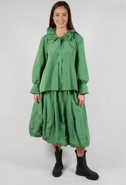 Les Filles d'Ailleurs Tops^Frill Neck Blouse in Apple Green