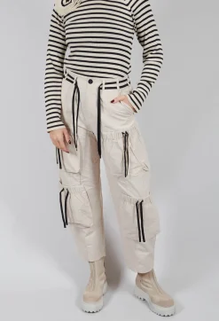 Bitte Kai Rand Trousers^Fukkura Poplin Pants with Tie-Strings in Beige
