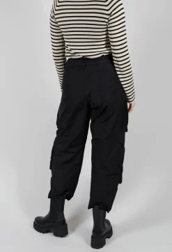 Bitte Kai Rand Trousers^Fukkura Poplin Pants with Tie-Strings in Black