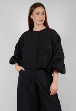 Bitte Kai Rand Jackets^Fukkura Poplin Short Jacket in Black