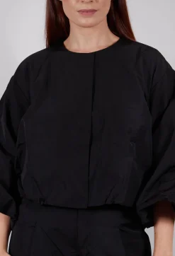 Bitte Kai Rand Jackets^Fukkura Poplin Short Jacket in Black