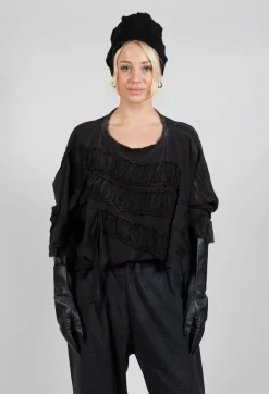 La Vaca Loca Hats^Gasa Knitted Beanie in Black