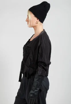La Vaca Loca Hats^Gasa Knitted Beanie in Black