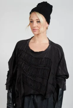 La Vaca Loca Hats^Gasa Knitted Beanie in Black