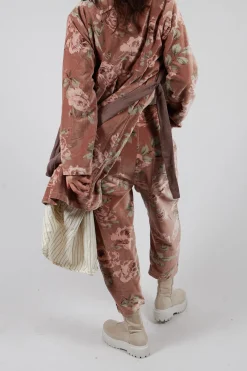 Les Ours Trousers^Gaston Trousers in Velour Fleur Rose
