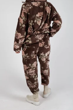 Les Ours Trousers^Gaston Trousers in Velour Fleur Chocolat