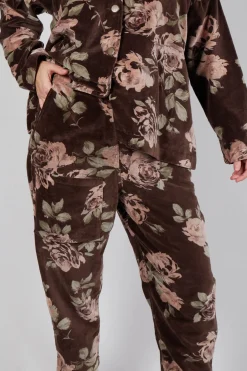 Les Ours Trousers^Gaston Trousers in Velour Fleur Chocolat