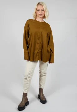Aequamente Co-ords & Suits^Gathered Back Top in Oliva