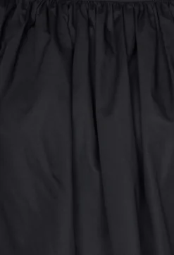 Collectors Club Shirts & Blouses^Gathered Blouse in Black Poplin