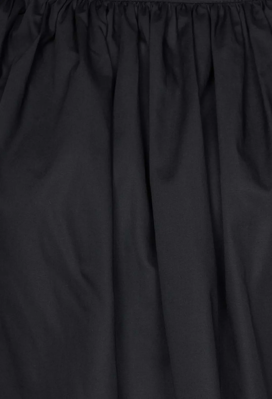 Collectors Club Shirts & Blouses^Gathered Blouse in Black Poplin