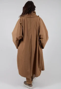 Rundholz Mainline Coats^Gathered Coat in Camel