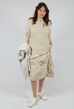 Rundholz Mainline Dresses^Gathered Dress in Bone