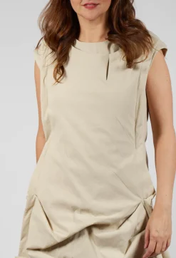 Rundholz Mainline Dresses^Gathered Dress in Bone