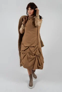 Rundholz Mainline Dresses^Gathered Dress in Camel