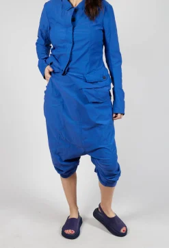 Rundholz Dip Trousers^Gathered Hem Cropped Trousers in Royal