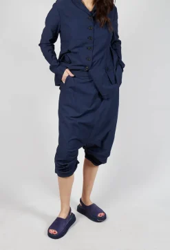 Rundholz Dip Trousers^Gathered Hem Cropped Trousers in Ink