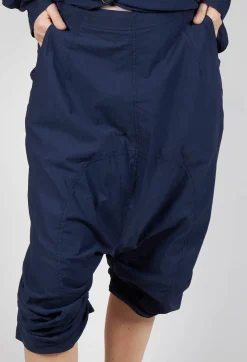 Rundholz Dip Trousers^Gathered Hem Cropped Trousers in Ink